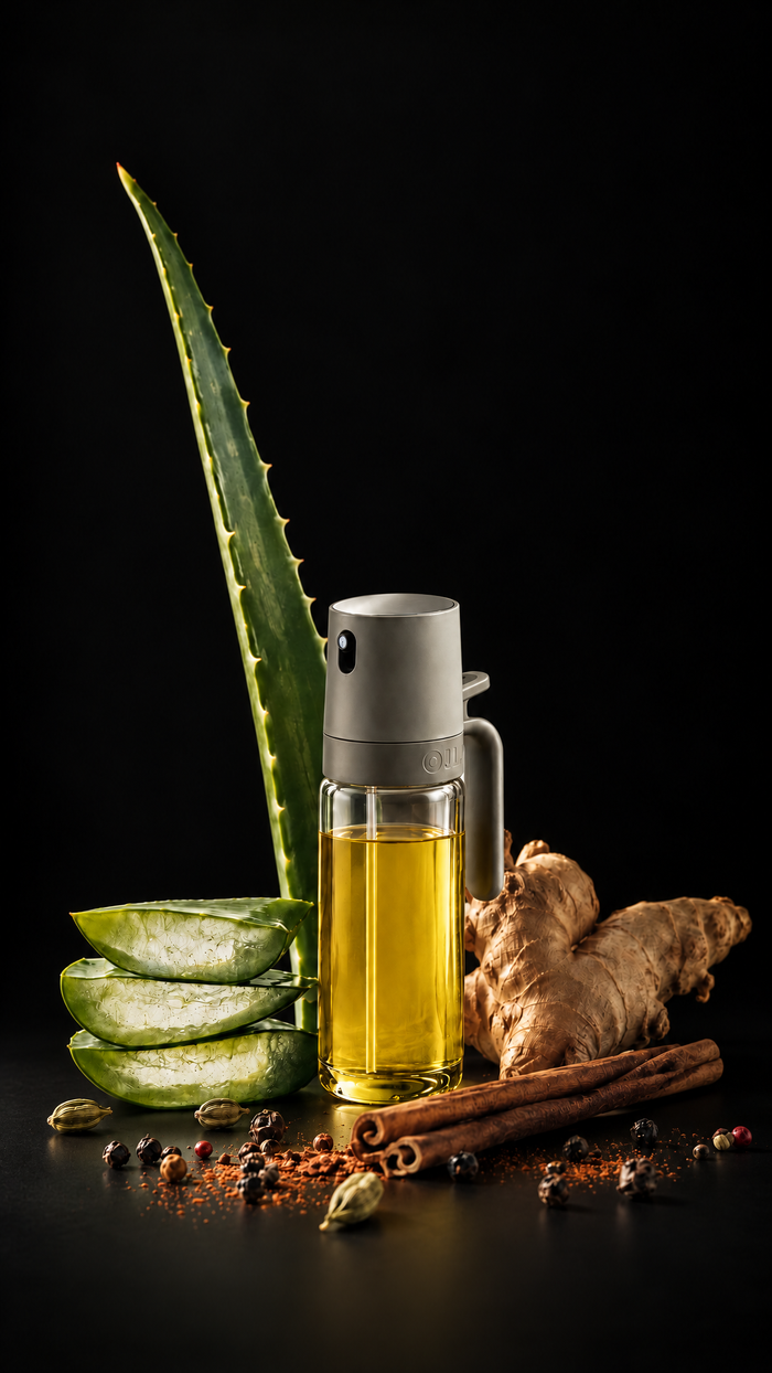 Kitchen Household Leak-proof Glass Oil Dispenser